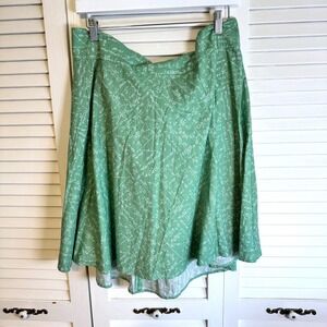 Retrolicious Mod Cloth A-Line Skirt Math Equation Print 1X Green Womens Teacher